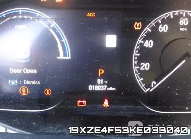 19XZE4F53KE033040 фото 8
