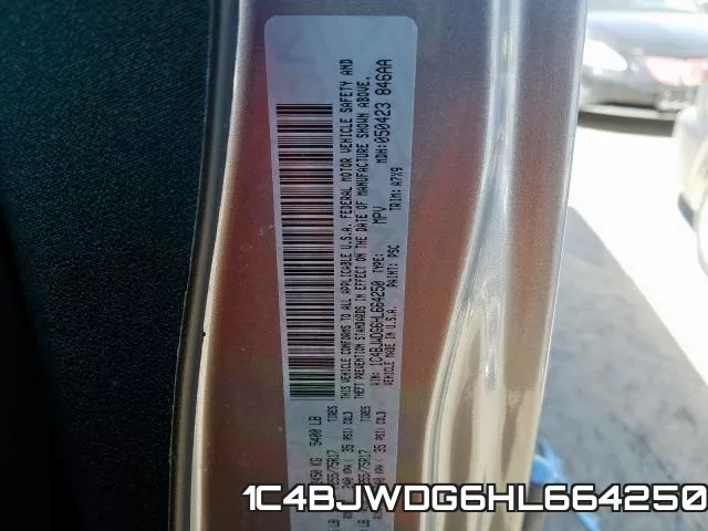 1C4BJWDG6HL664250 фото 2