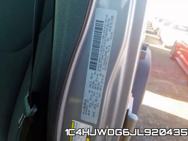1C4HJWDG6JL920435 фото 2