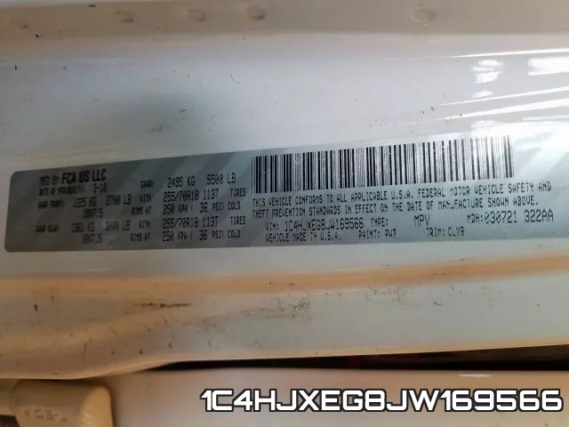 1C4HJXEG8JW169566 фото 2