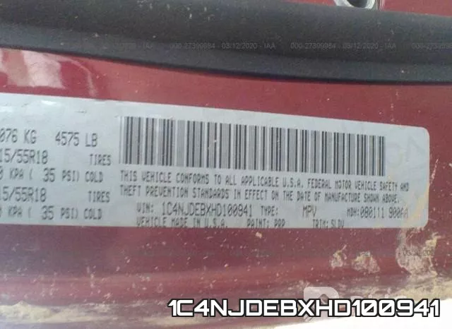 1C4NJDEBXHD100941 фото 10
