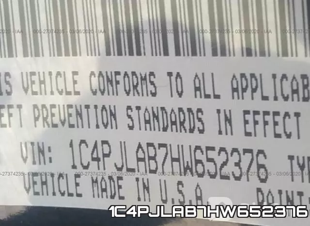 1C4PJLAB7HW652376 фото 10
