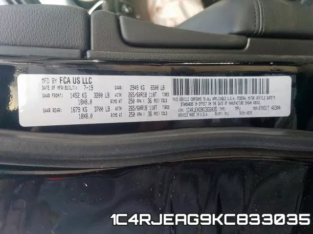1C4RJEAG9KC833035 фото 2
