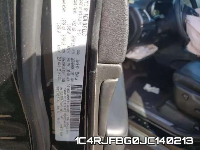1C4RJFBG0JC140213 фото 2