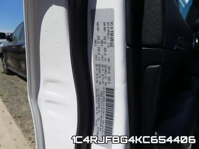 1C4RJFBG4KC654406 фото 2
