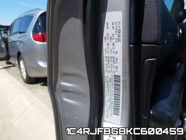 1C4RJFBG8KC600459 фото 2