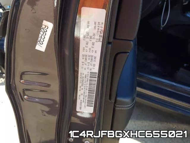 1C4RJFBGXHC655021 фото 2