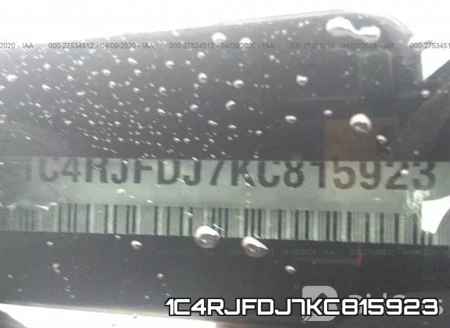1C4RJFDJ7KC815923 фото 10