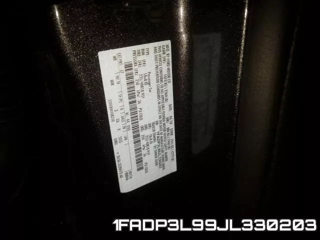 1FADP3L99JL330203 фото 2