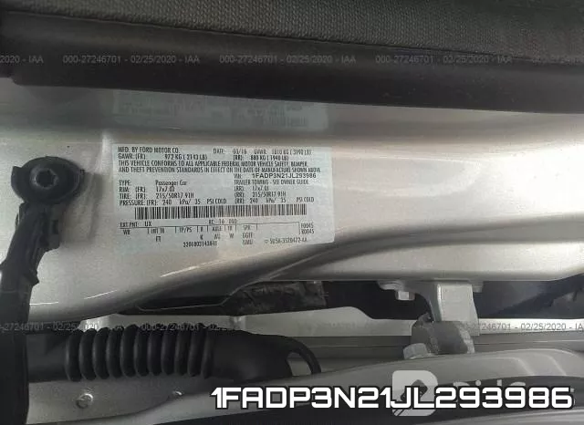 1FADP3N21JL293986 фото 10