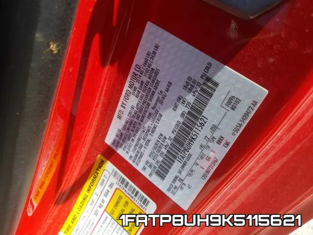 1FATP8UH9K5115621 фото 2