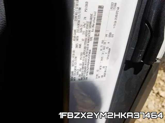 1FBZX2YM2HKA37464 фото 2