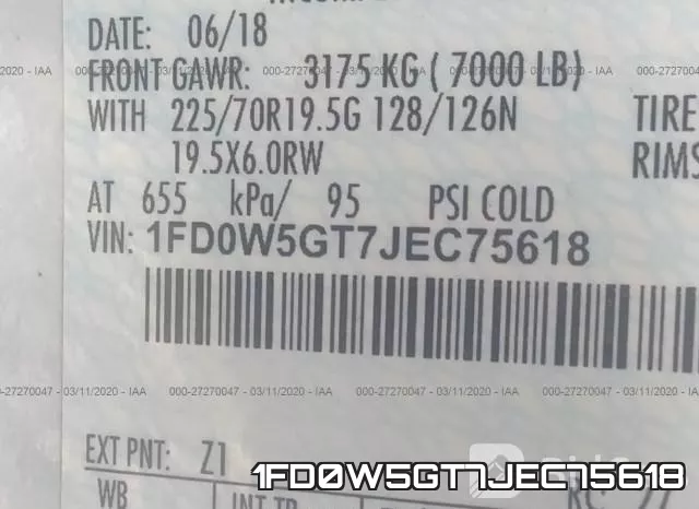 1FD0W5GT7JEC75618 фото 10