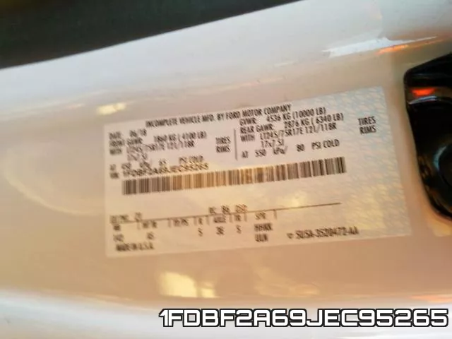 1FDBF2A69JEC95265 фото 2