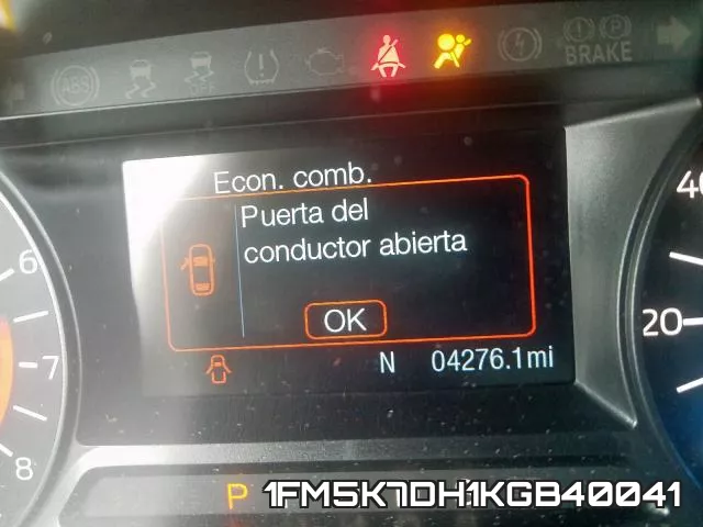 1FM5K7DH1KGB40041 фото 9