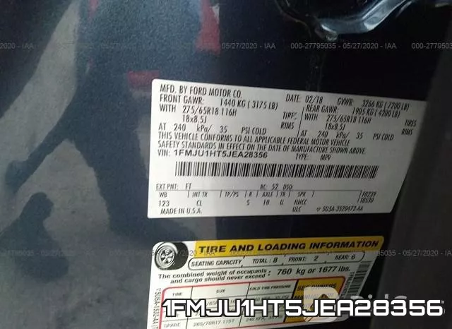 1FMJU1HT5JEA28356 фото 10