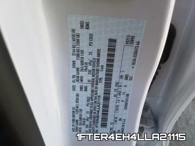 1FTER4EH4LLA21115 фото 2