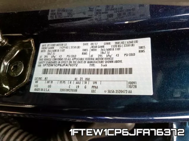 1FTEW1CP6JFA76372 фото 2
