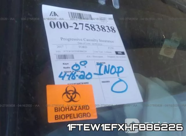 1FTEW1EFXHFB86226 фото 6
