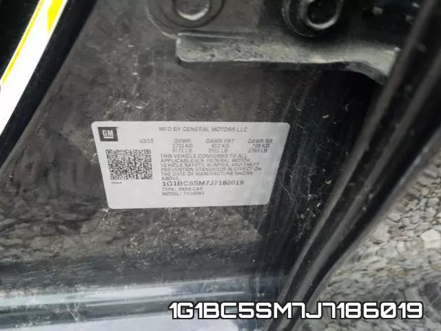 1G1BC5SM7J7186019 фото 2