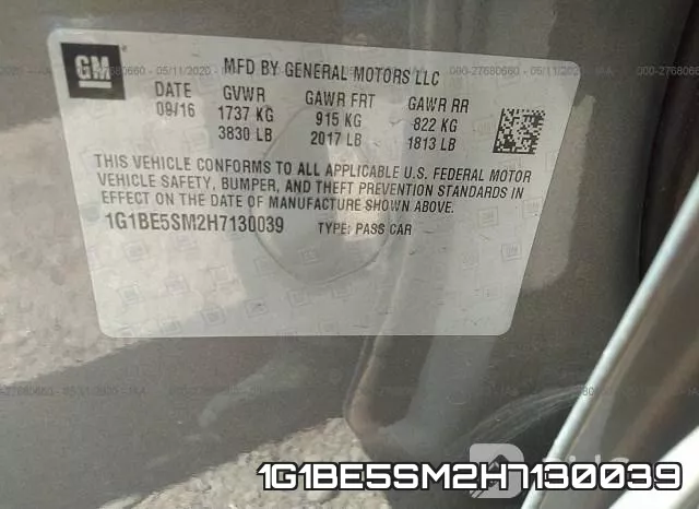 1G1BE5SM2H7130039 фото 10