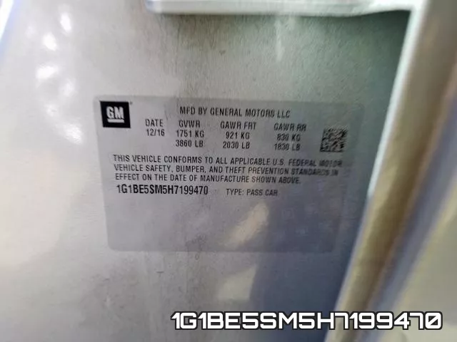 1G1BE5SM5H7199470 фото 2