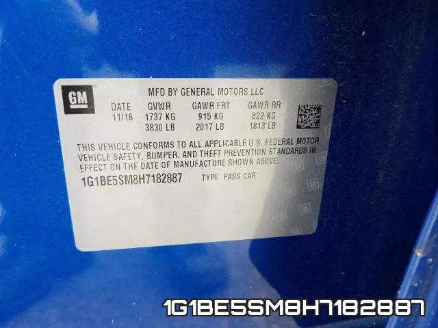 1G1BE5SM8H7182887 фото 2