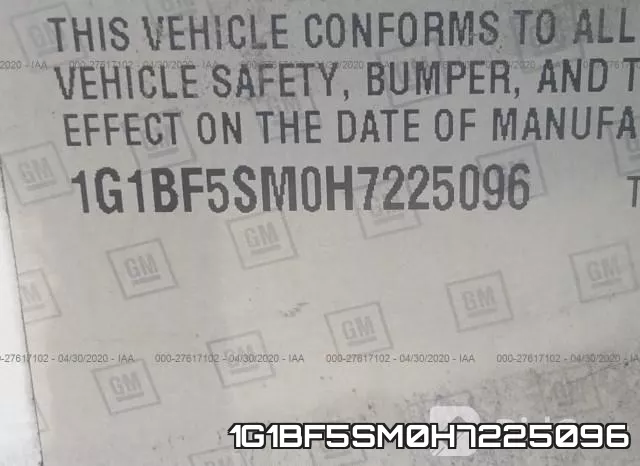 1G1BF5SM0H7225096 фото 10