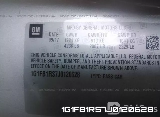 1G1FB1RS7J0120628 фото 10
