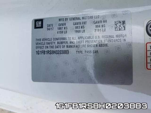 1G1FB1RS8H0203883 фото 2