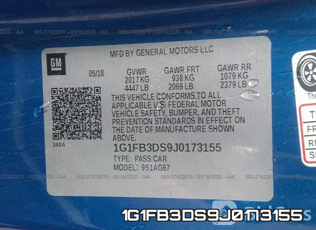 1G1FB3DS9J0173155 фото 10