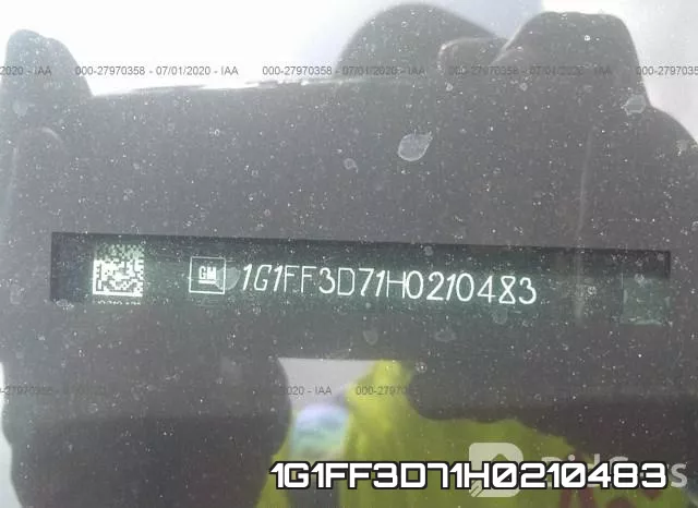 1G1FF3D71H0210483 фото 10