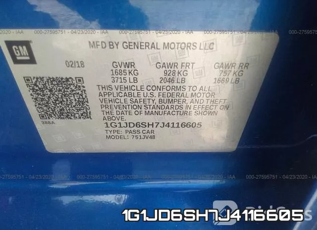 1G1JD6SH7J4116605 фото 10