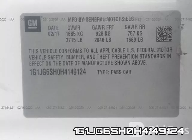 1G1JG6SH0H4149124 фото 10