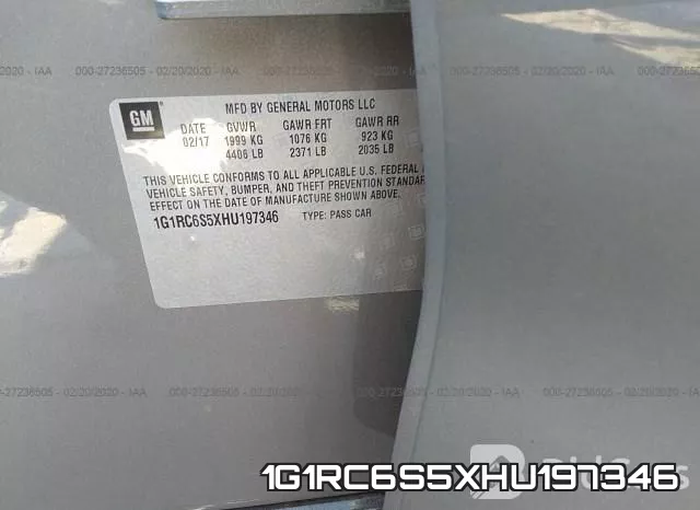 1G1RC6S5XHU197346 фото 10