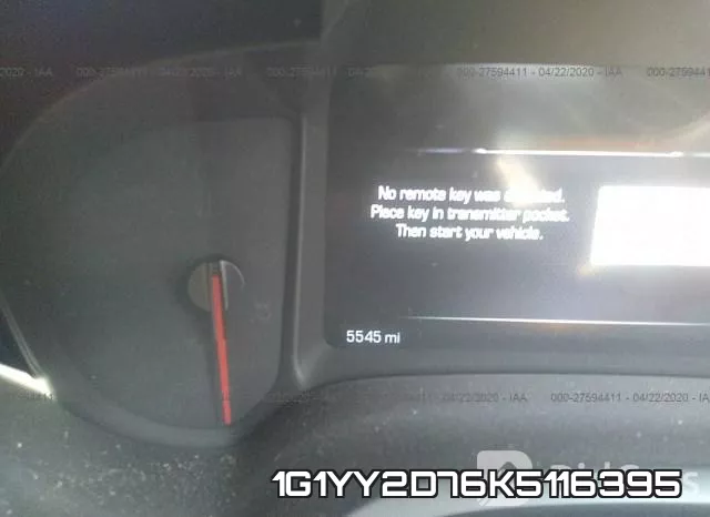 1G1YY2D76K5116395 фото 8