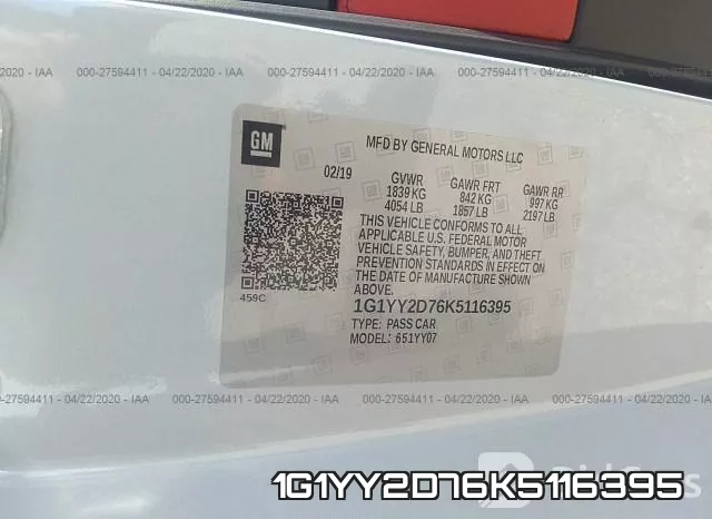 1G1YY2D76K5116395 фото 10