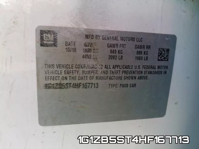 1G1ZB5ST4HF167713 фото 2