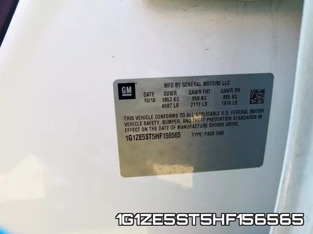 1G1ZE5ST5HF156565 фото 2