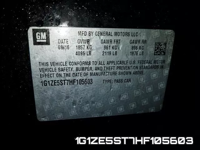 1G1ZE5ST7HF105603 фото 2