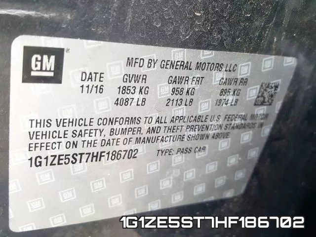 1G1ZE5ST7HF186702 фото 2