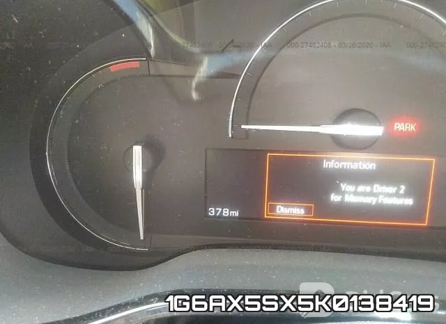 1G6AX5SX5K0138419 фото 8