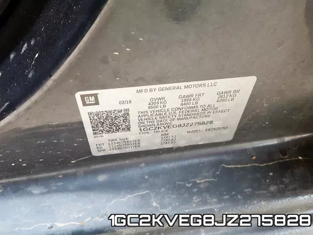 1GC2KVEG8JZ275828 фото 2
