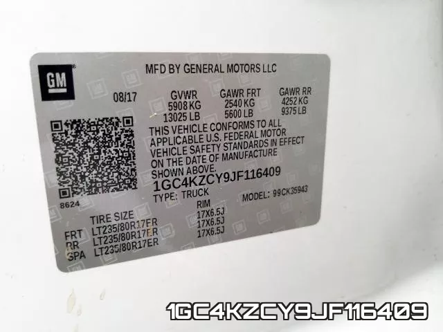 1GC4KZCY9JF116409 фото 2