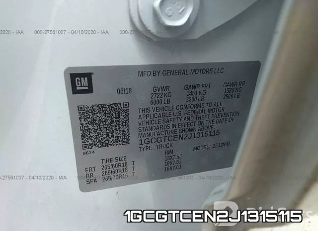 1GCGTCEN2J1315115 фото 10