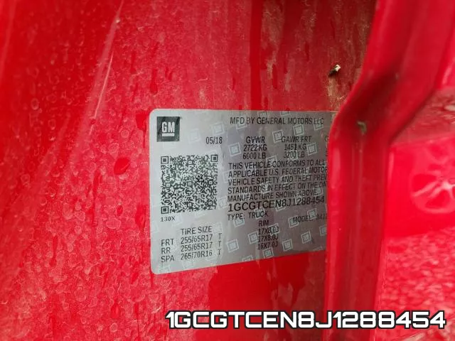 1GCGTCEN8J1288454 фото 2