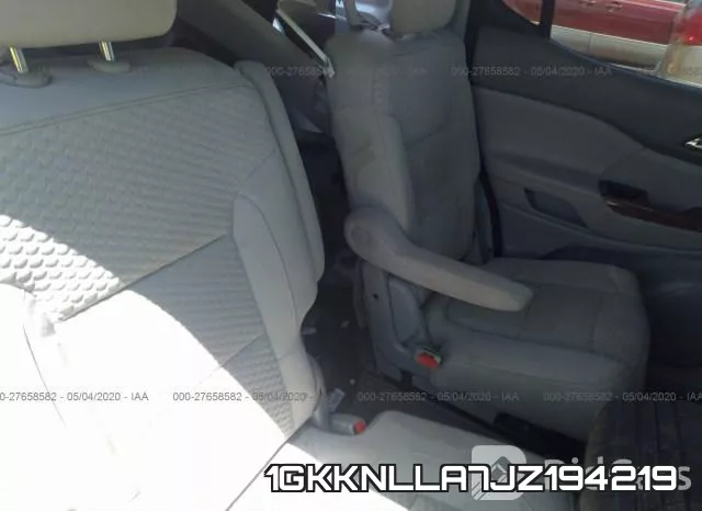 1GKKNLLA7JZ194219 фото 9