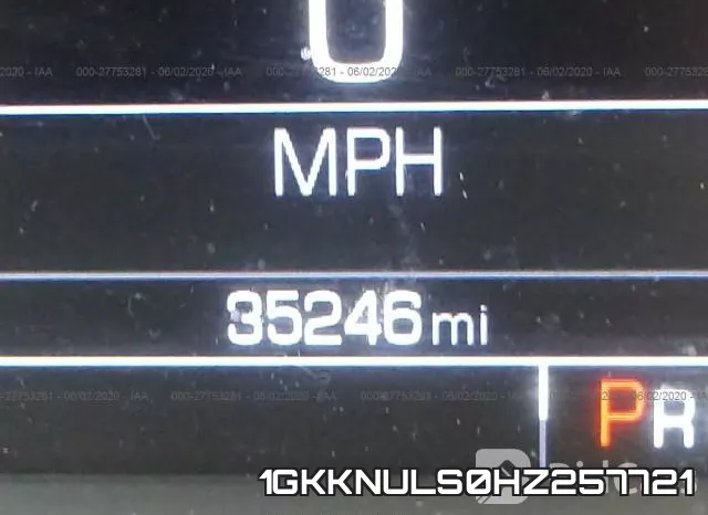 1GKKNULS0HZ257721 фото 8