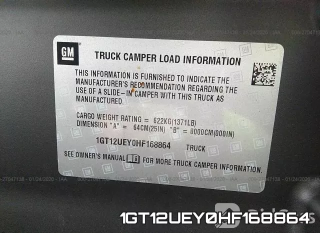 1GT12UEY0HF168864 фото 10