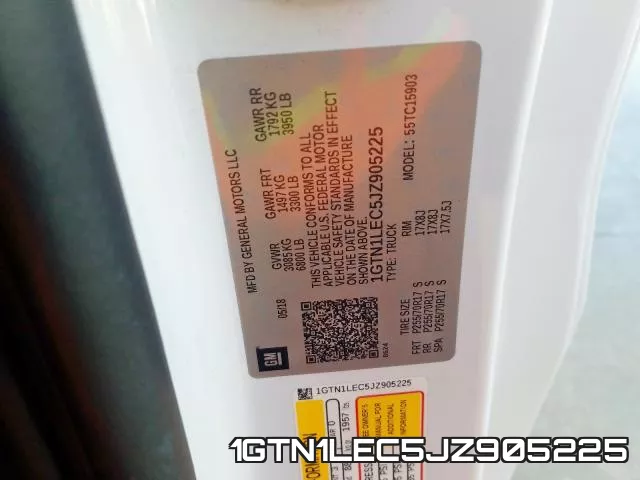 1GTN1LEC5JZ905225 фото 2